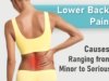 lower back pain causes, lower back pain relief, stretches, lower right back pain, pain in lower left back