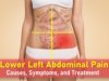 left lower quadrant pain, lower left abdominal pain, llq pain, left side abdominal pain